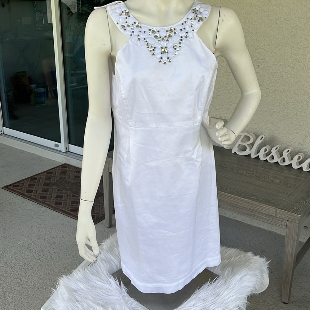 INC International Concepts Beaded White Dress